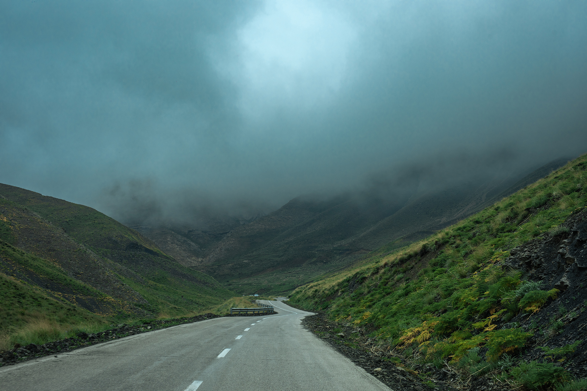 Through the Misty Mountain Road to Yush Village, Iran